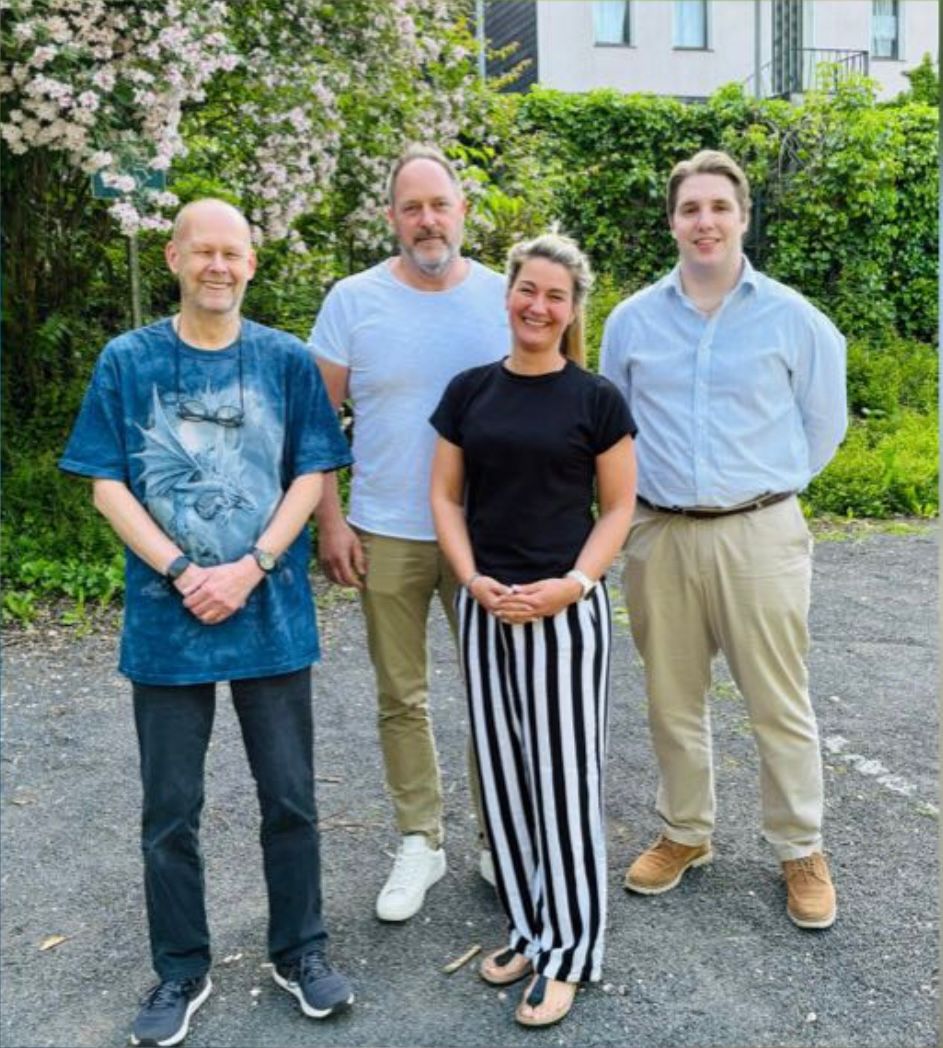 Der Ortsvorstand Nettersheim - von links nach rechts: Harald Leinweber, Michael Ott, Natalie Ott, Bastian Zalfen
